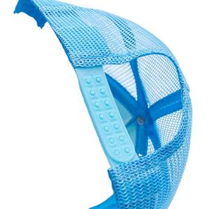 Casquette de camionneur en maille respirante à 5 panneaux, logo personnalisé, casquette snapback en gros - Product Image 6