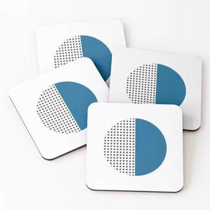 Best Selling Hot Sale Solid <b>Wood</b> coaster Blank <b>Slices</b> with Anti slip Mats for Home Office Wooden Coffee Cup Mat - Product Image 1