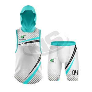 Venta al por mayor 7v7 bandera uniformes de fútbol conjunto Unisex adulto sublimado logotipo personalizado fútbol americano Jersey secado rápido transpirable - Product Image 1