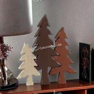 Décorations d'intérieur Arbre de Noël en bois Ornements de table Maison Fête de Noël Ornements d'arbre de Noël en bois créatifs - Product Image 4