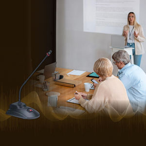 ไมโครโฟนตั้งโต๊ะเทคโนโลยีป้องกันการป้อนกลับ - Product Image 1