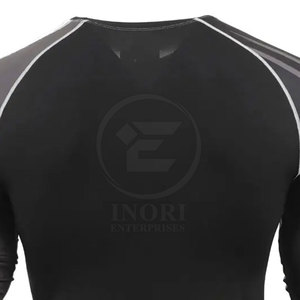 เสื้อแรชเม็นแขนยาวผ้าสแปนเด็กซ์/ โพลีเอสเตอร์220ก. พิมพ์โลโก้ตามสั่งมีสไตล์ - Product Image 6