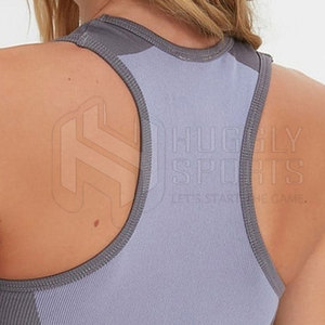 Sujetador de gimnasio para mujer de calidad superior, Sujetador deportivo de poliéster Spandex transpirable para uso en exteriores a la venta - Product Image 5