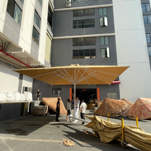 <span class=keywords><strong>Sombrilla</strong></span> enorme impermeable para exteriores con marco <span class=keywords><strong>de</strong></span> aluminio y acero para jardín, <span class=keywords><strong>playa</strong></span>, hoteles, parques, uso - Product Image 1