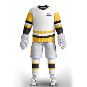 Meilleure vente au prix d'usine uniforme de hockey sur glace en vrac doux au toucher uniforme de hockey sur glace pour unisexe - Product Image 1