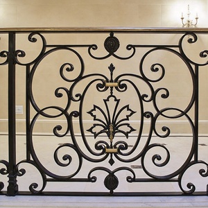 Rampe en fer forgé de style industriel, <span class=keywords><strong>garde</strong></span>-<span class=keywords><strong>corps</strong></span> en métal <span class=keywords><strong>noir</strong></span> mat pour escalier, balcon et design d'intérieur moderne - Product Image 5