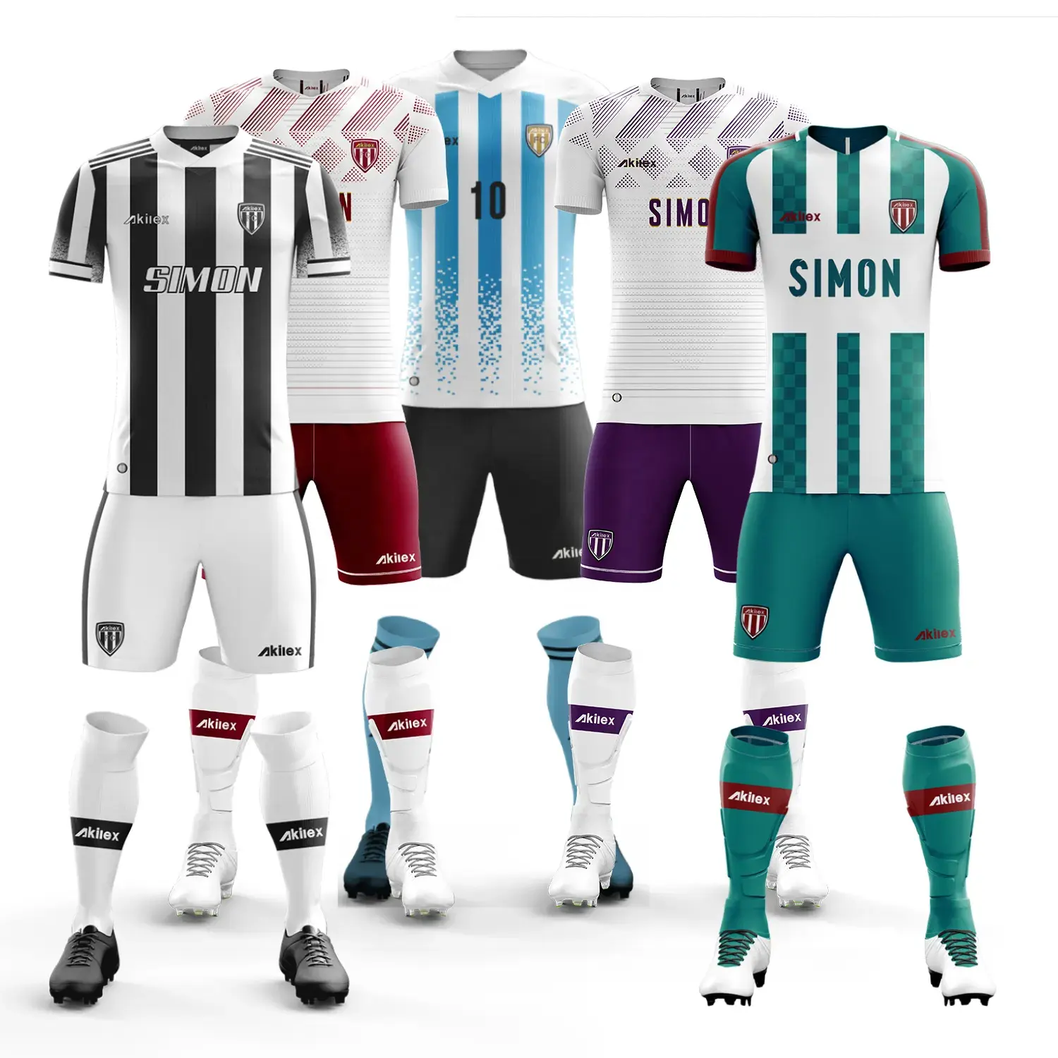 Promoción de calidad superior jersey de fútbol al por mayor sublimación uniforme de fútbol