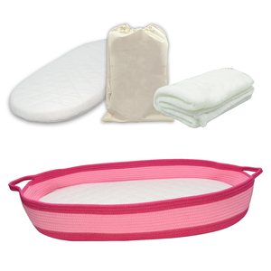 Handmade Baby Changing Bag Waterproof Covers Baby Changing <strong>Basket</strong> Soft Infant Blanket - Product Image 1