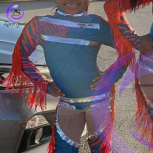 Uniforme de Majorette de Alta Calidad, Totalmente Personalizado, Cómodo, Nuevo, al Mejor Precio, Ropa de Entrenamiento de Baile de Zimvi Sports - Product Image 4