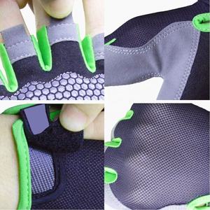 Gants de sport demi-doigts réglables - Gants de cyclisme robustes et confortables pour l'entraînement en salle de sport, la meilleure mode pour le cyclisme en plein air - Product Image 4