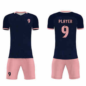 Customized International <b>Team</b> and Club Football Uniform Training Kits Breathable Soccer Jersey Custom Sublimated Soccer Uniform - Product Image 1