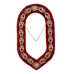 Collar de Cadena Masónica al por Mayor de Alta Calidad para Maestro Masón, Listo para la Venta - Product Image 6