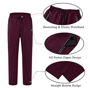 Venta al por mayor personalizado en blanco liso hombres Streetwear chándales Jogger conjuntos Deporte Pantalones de chándal y chaqueta conjunto y hombre chándal, - Product Image 1