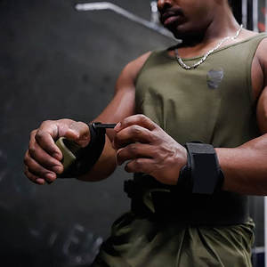 Alta calidad neopreno-correas gancho entrenamiento gimnasio Metal-gancho buena venta gimnasio levantamiento de pesas correas-ganchos para la venta - Product Image 6