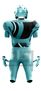 JAMEZ SPORTS Custom American <b>Football</b> Uniform Digital Print Jersey Pants Set Breathable Quick Dry Fabric Short Sleeve V-neck - Product Image 2