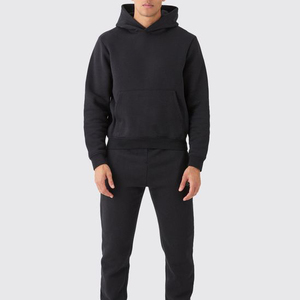 Conjunto de pantalones de chándal y Sudadera con capucha de alta calidad, ropa de calle, chándales de invierno en blanco personalizados para hombres - Product Image 1