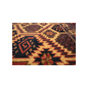Alfombra de Lana Anudada a Mano Kiaan Gold Paem-713, Diseño Geométrico Clásico para el Hogar, Rectángulo Grande para Sala de Estar y Dormitorio, Técnicas Hechas a Mano - Product Image 3
