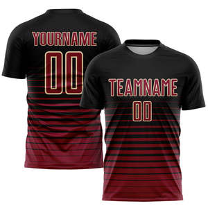 เสื้อฟุตบอล OEM แบบกำหนดเอง พิมพ์ลายแบบ Sublimation ผ้าโพลีเอสเตอร์ 100% แห้งเร็ว ระบายอากาศได้ดี สำหรับผู้ใหญ่ ทุกเพศ เสื้อกีฬาทีม แบบกำหนดเองสำหรับทีม - Product Image 2