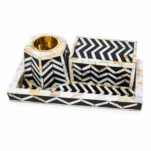 Premium Resin Inlay Bakhoor <b>Box</b> Tray Set with Traditional <b>Incense</b> Holder and Luxury Wooden Craftsmanship for Modern Islamic - Product Image 1