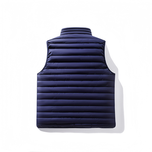 Nouvelle conception, veste sans manches pour homme, décontractée, tendance, d'hiver, de haute qualité, moelleuse, chaude, respirante, à capuche, service OEM frontal - Product Image 3