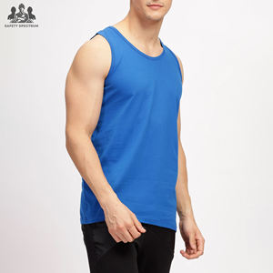 Débardeur de sport en tricot décontracté pour homme |   Vêtements de sport sans manches 100% coton respirant |   Exportation en gros - Product Image 2
