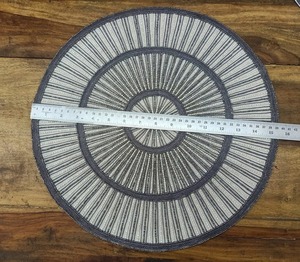 Handmade Embroidered Eco-Friendly Luxury Home Use Beaded Rose Shape Inch Thick <b>Placemat</b> Single Piece New Design - Product Image 6