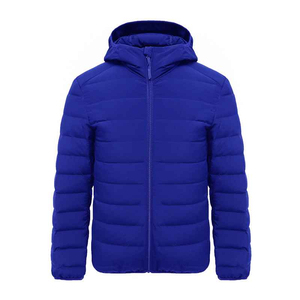 2026 hommes nouveau Style personnalisé léger matelassé doudoune surdimensionné capuche col montant chauffé hiver porter avant en gros - Product Image 3