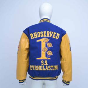 Blousons universitaires d'automne unisexes en satin imprimé patchwork, personnalisables, respirants, de haute qualité, pour l'extérieur, vente en gros, OEM - Product Image 2