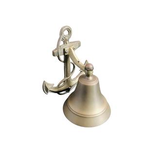 Cloche nautique décorative ancre de bateau montage mural en laiton cloches de luxe décoration de la maison fabriqués à la main personnaliser taille cloches vente chaude - Product Image 6