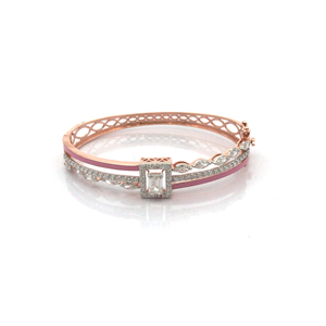 BRACELET DAIMOND NATUREL EN OR ROSE 14KT - Product Image 3
