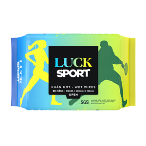 Toallitas Húmedas Desodorantes Vietnam Luck-Lady para Adultos, Toallitas Húmedas No Tejidas para el Cuidado de la Piel Luck Sport, 30 Piezas - Product Image 1