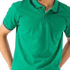 2025 Collection manches courtes pour hommes de haute qualité pour polos maillot respirant motif solide grande taille compressé - Product Image 2