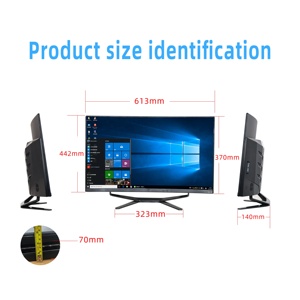 PC <span class=keywords><strong>All</strong></span>-in-One 24"27"32" con Intel Core I7 I5 I3, 8GB RAM, 256GB SSD, Schermo LED Curvo HD 1920*1080p, Computer Monoblocco - Product Image 3