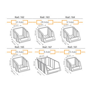 Support à outils organisé en plastique pour un assemblage rapide Bacs et boîtes de rangement pratiques - Product Image 2