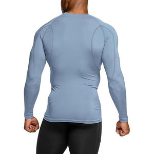 Rashguard d'entraînement à manches longues uni le moins cher pour la natation - Product Image 2