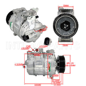 เครื่องอัดอากาศ DKS17D สำหรับรถยนต์ VW AMAROK (<span class=keywords><strong>2H</strong></span> S1B) ปี 2010 รุ่น INTL-XZC975A RC.600.216 447150-1520 - Product Image 6