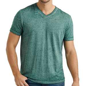 เสื้อยืดซักกรดของผู้ชายเสื้อยืดผ้าฝ้ายรุ่นเฮฟวีเวต300gsm ผู้ชายเสื้อยืดวินเทจ - Product Image 1