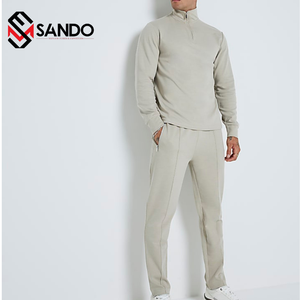 เสื้อฮู้ดแบบสวมหัวมีซิปครึ่งแขนสำหรับผู้ชาย, 3D ออกแบบได้เองสำหรับฤดูใบไม้ร่วงฤดูหนาวผ้าฝ้ายน้ำหนักเบาปกตั้ง - Product Image 2