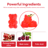 Chinaherbs OEM ODM Gummies au vinaigre de cidre de pomme avec la mère pour la santé intestinale et le soutien immunitaire, supplément de vitamines en gommes pour adultes