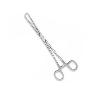 Tenáculos Uterinos de Alta Calidad, Tipo Recto, Acabado Dall, Metal, Acero, Tenáculos Uterinos Quirúrgicos - Product Image 1