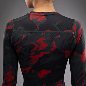 Wholesale Custom <b>Womens</b> Long Sleeve <b>Rashguard</b> Compression Shirt OEM Sports Top - Product Image 5