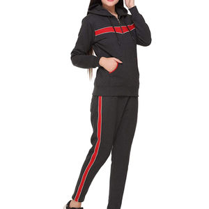Chándal Deportivo Informal de Invierno para Mujer, Personalizado con Logotipo, Forro Polar, Ropa Deportiva OEM - Product Image 3