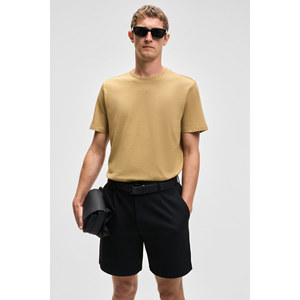 T-shirt à manches courtes col rond coupe décontractée 100% coton pour homme GRIMELANGE Mocassin - Product Image 2