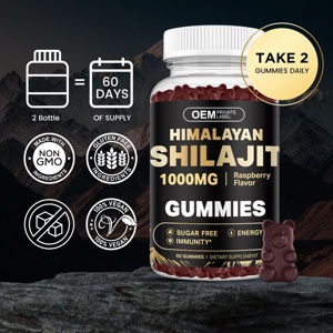 Gomitas de Shilajit Puro OEM 1000mg, Gomitas de Shilajit del Himalaya Ricas en Ácido Fúlvico y Más de 85 Minerales Traza para Energía y Apoyo Inmunológico - Product Image 2