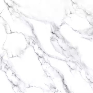 Chine Carreaux de porcelaine de luxe modernes Carreaux de sol émaillés en marbre de garage brillant 400x400mm Céramique Matt Match 40x40cm - Product Image 3