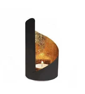 Bougie colorée en métal fantaisie votive pour la décoration de fête d'hôtel et de mariage accessoires d'éclairage votifs de bougie de luxe - Product Image 1
