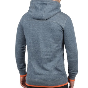 Sudaderas con capucha activas para hombre Sudaderas con forro polar de algodón Jersey de entrenamiento atlético informal con bolsillo de canguro - Product Image 4