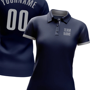 Camiseta Polo Sublimada Personalizada con Nombre y Número de Equipo, Ropa Deportiva de Alta Calidad para Personalizar - Product Image 3