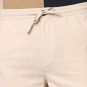 Pantalones cortos de algodón 100% hechos en Pakistán para hombre, de alta calidad, cómodos, de cintura media, informales, patrón sólido, Color de contraste, precio barato - Product Image 6