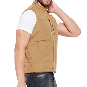 Chalecos de Invierno Personalizados para Hombre, Chaqueta sin Mangas de Forro Polar Cálido para Exteriores y Chaqueta con Dos Bolsillos Laterales - Product Image 3